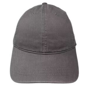 CapAmerica Baseball Cap Gray Green Side Logo Hat OS Adjustable Slideback Cotton